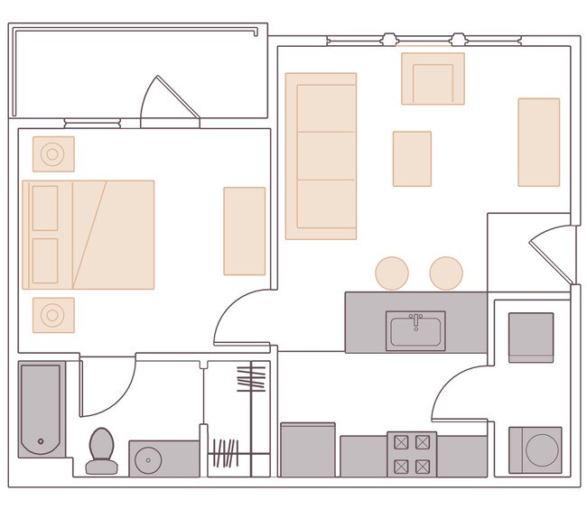Ashland 1 Bed 1 Bath