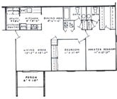 2BR/1.5BA