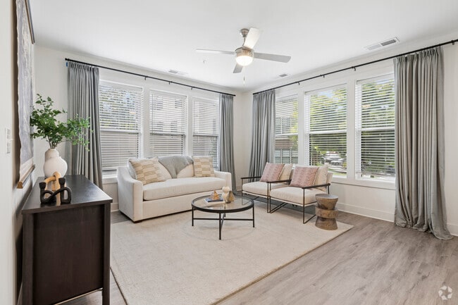 2BR, 2BA - 1,233SF - Dining-Living Room