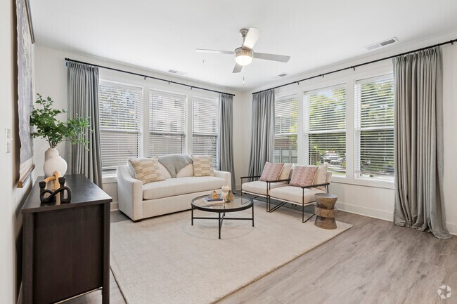 2BR, 2BA - 1,233SF - Dining-Living Room - The Landing on Summers Street