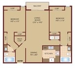 2BR/2BA