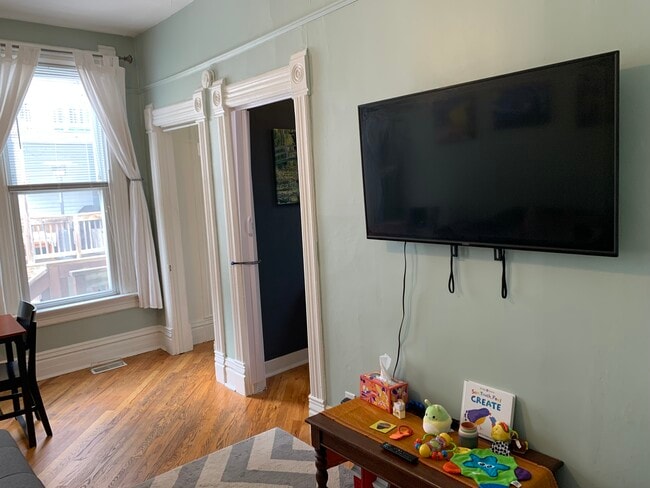 Living Room - Wall Mount TV - 3015 N Clifton Ave Unit #1R