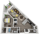Cue Galatyn Station - A1G Floor Plan