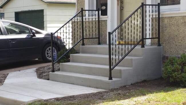 New Front Steps/Railing - 1816 Madison St