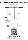 1BD- Standard + Breakfast Bar