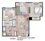 936 Square Feet