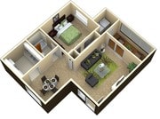 1BR/1BA