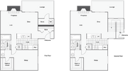 1 BR x 1 BA with W/D - B Floorplan