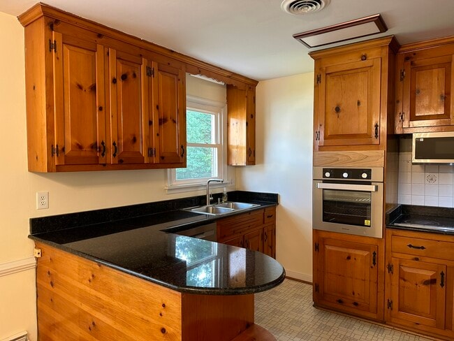 Restored kitchen with new appliances