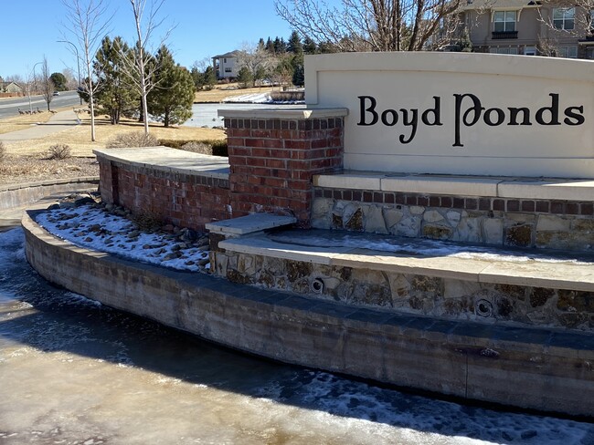 Boyd Ponds street signage - 16155 W 62nd Ln Townhome