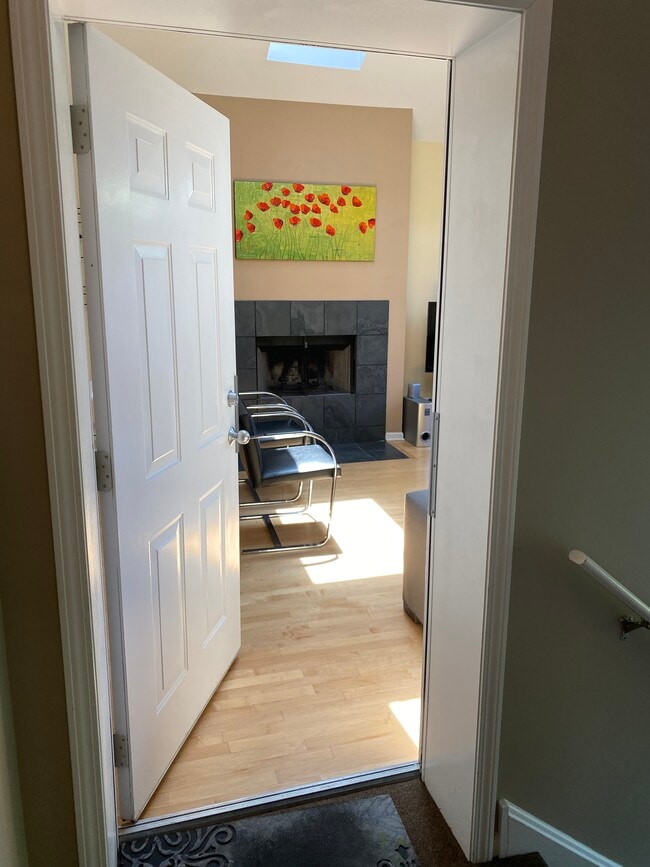 View as you enter the condo - 3111 N Seminary Ave Unit 3S