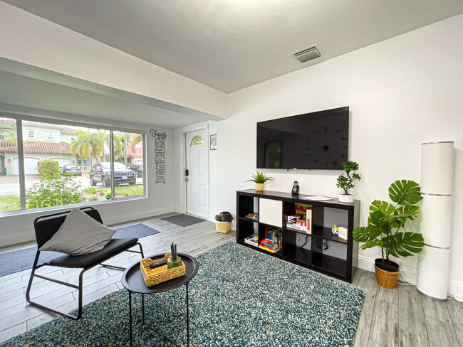 Unit A Modern minimalist living room - 854 SW 11th Ct Unit A