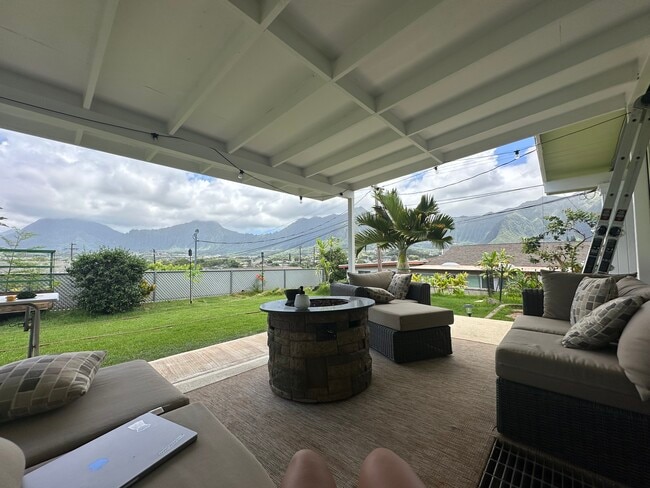 Backyard Patio - 45-185 Lilipuna Rd Unit B- Front