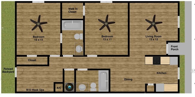 Photo - Updated 2/2 Duplex | Boonville Rd | Pets Welcome