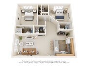McKinney | 2 habitaciones, 2 baños | 1000 pies cuadrados | Apartamentos Morgan Ridge en Winston-Salem