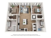 B3 floor plan Verde at McCullough Station