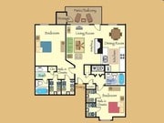 2BR/2BA