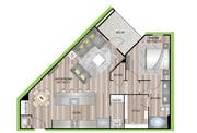 A4P8 floor plan Granary Flats