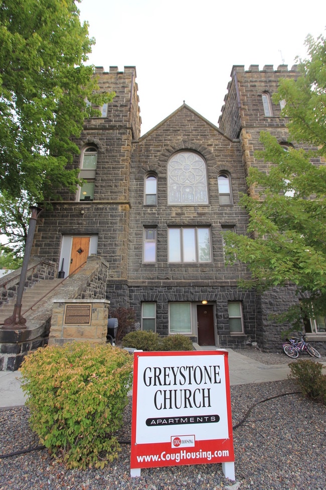 Greystone Church Front Steps - Greystone Church Apartments