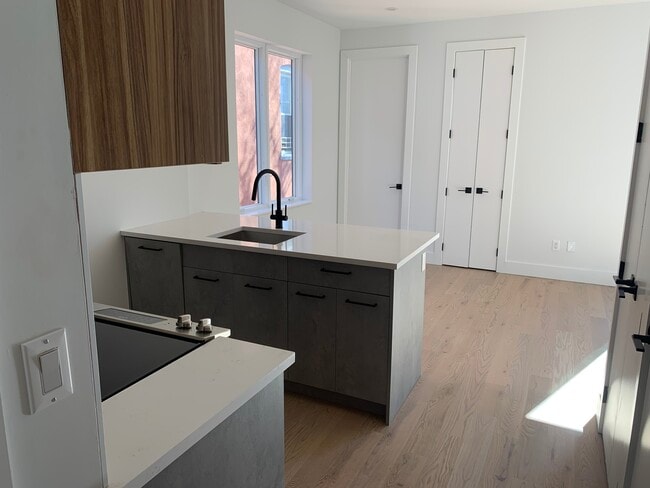Kitchen from entrance - 1526 Lincoln Pl Unit 2L-Rm1