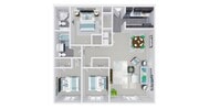 3x2 Floor Plan