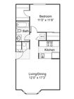 ONE BEDROOM GARDEN APARTMENT