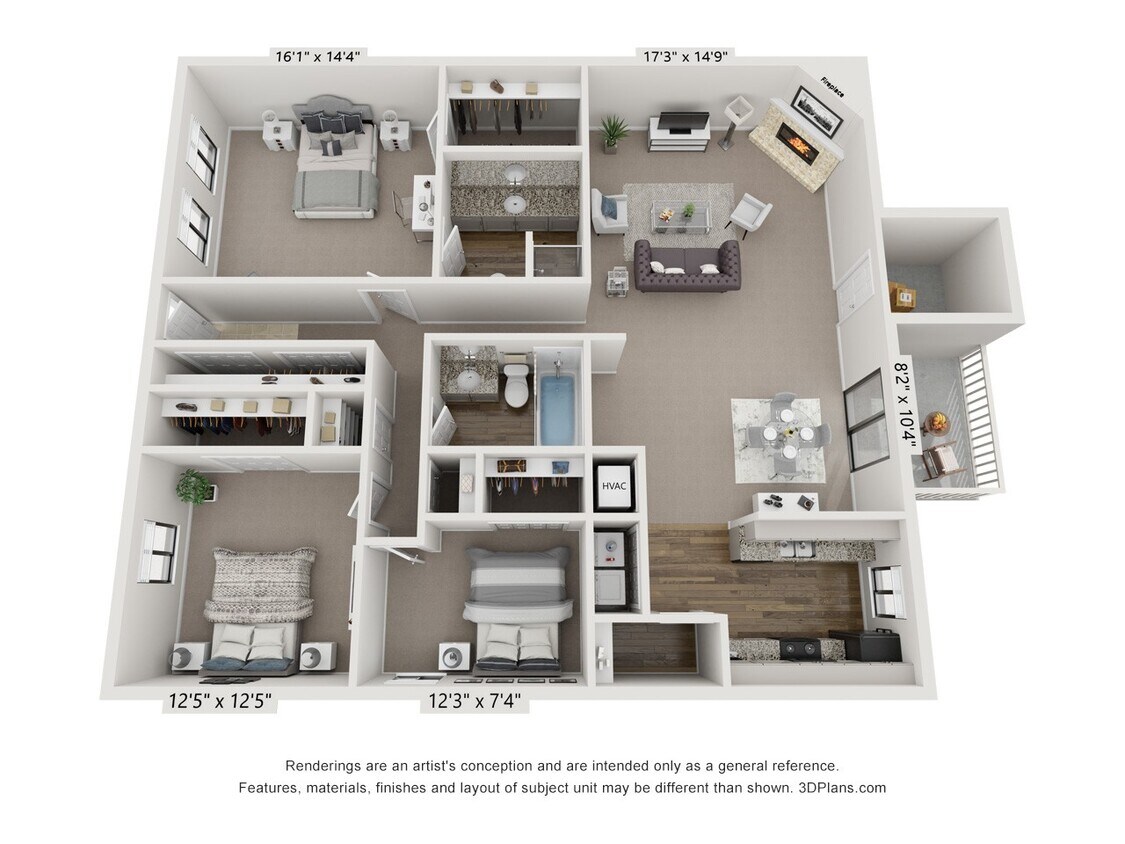 Floor Plan - Cascade - Renovated
