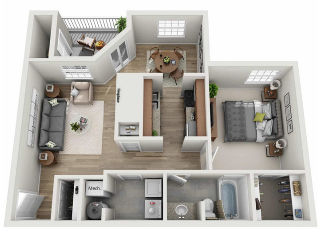 layout - 2521 Steeplechase Dr Unit Hunter's chase apartment