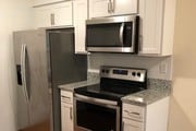 2 bedroom garden apartment kitchen