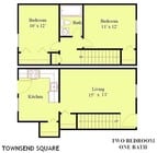 2BR/1BA