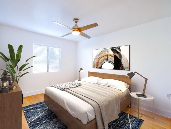 Virtually Staged Bedroom