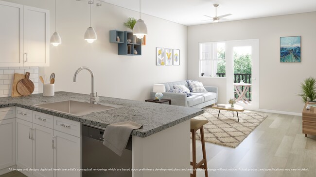 Destination at Arista Living Room - Destination at Arista Apartments