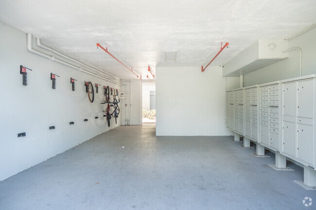 Mailroom and Bike Racks