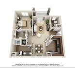 1 Bedroom | 1 Bath | 929 SF