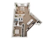 Silver Spur Suite floor plan Emory Old Town