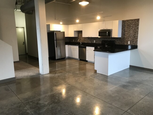 2 story 1 bed kitchen - Tower Press Building