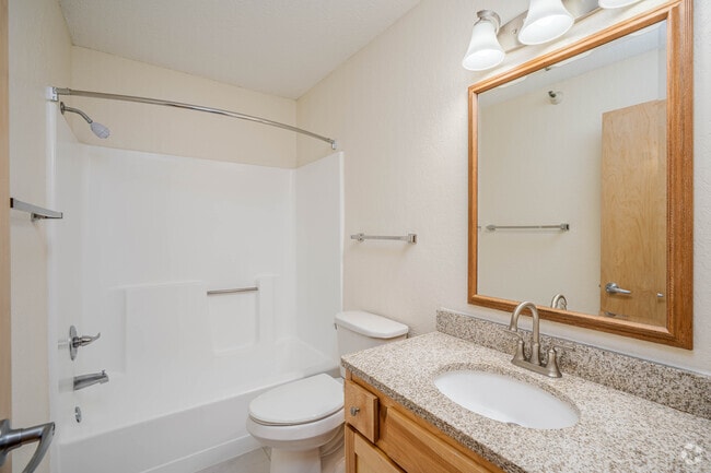 1BR,1BA - 700SF - Bathroom - Park Place Apartment
