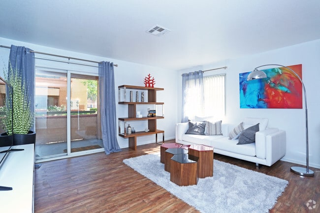 2HAB, 2BA - 1200 ft² Sala de estar - Mesa Verde Apartments