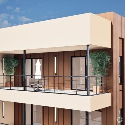 2 Bedroom Type B: Patio 2 - 245 North Arlington Rental
