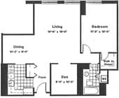 1BR/1BA