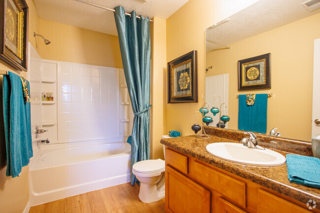 Jade - 1,165SF Model - Primary Bathroom - Diamond Mesa Townhomes