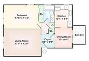 Floor Plan 1 Bedroom