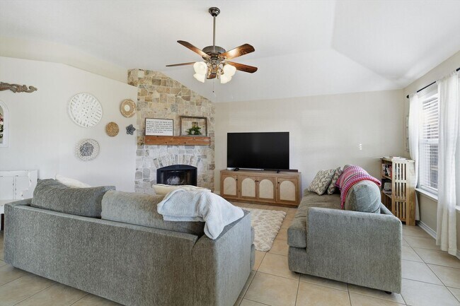 Photo - Vaulted Ceilings, Stone Fireplace & Updated Baths!