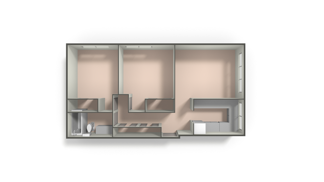 2 Bedroom Apt - A - 420 Hill St Apartments
