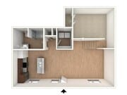 L1 - floor plan, unfurnished