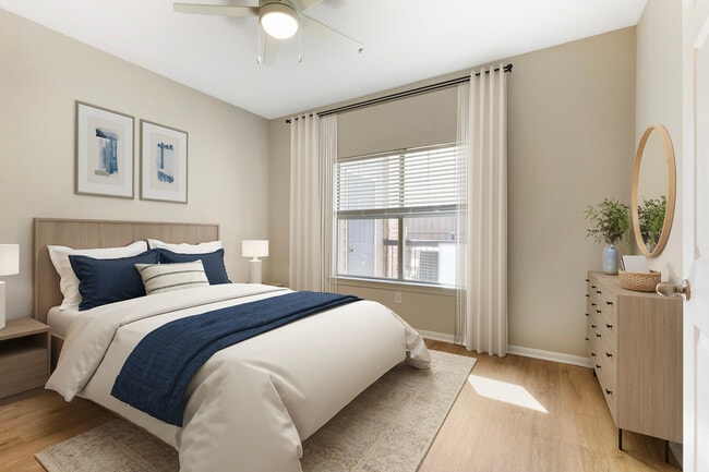 Renovated Package I bedroom with hard surface flooring (select homes)
