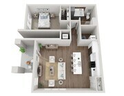 Floor Plan 1J | Seasons at Franklin | Apartments in Franklin, WI