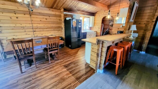 Photo - Move-In Ready 2-Bedroom Log Home with Wrap-Around Deck and Enclosed Yard