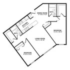 2BR/2BA