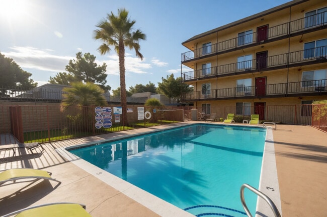 Property Exterior - Pool - Katie Court Apartments